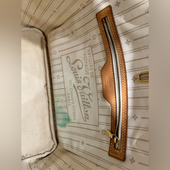 💯 Authentic Neverfull MM Damier Azur - Picture 9 of 9